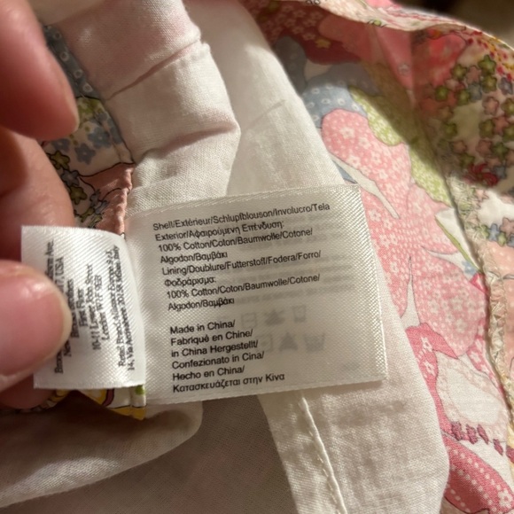 Floral Print Skirt with Tie Waist Size 10 - Picture 9 of 9